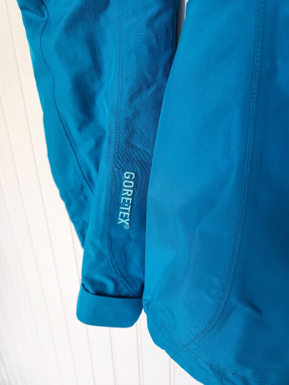 MARMOT Teal Minimalist Waterproof Breathable Outdoor Gorpvore Jacket Hood Small - Picture 6 of 9